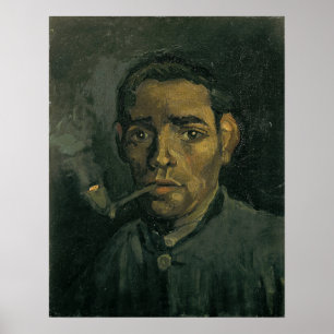 Póster Van Gogh - Cabeza de un hombre