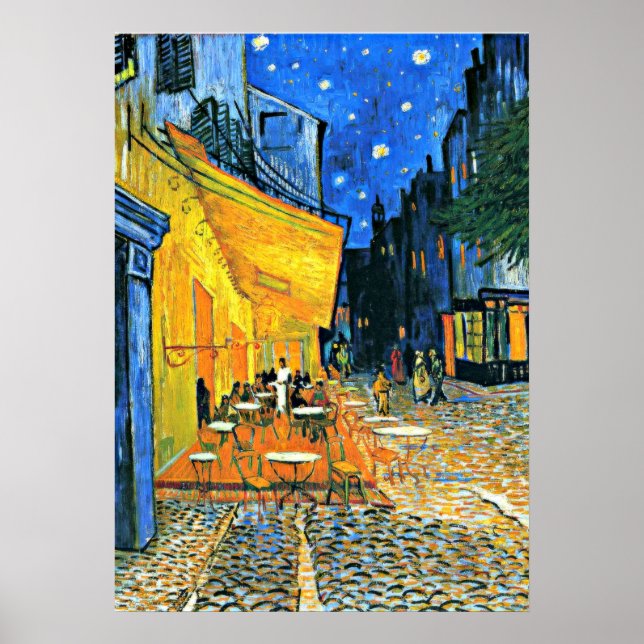 Póster Van Gogh - Cafe Terrace (Frente)