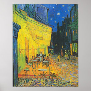 Póster Van Gogh Cafe Terrace French Street Scene