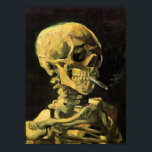 Póster Van Gogh - Calavera con cigarrillo en llamas<br><div class="desc">Esta obra maestra de vanitas, titulada Calavera con cigarrillo en llamas, es hecha por el famoso artista, Vincent van Gogh usando aceite en lienzo. Cae bajo el estilo Realismo y fue completado por van gogh. Vincent van Gogh era un pintor holandés post-impresionista cuyo trabajo, notable por su belleza áspera, honestidad...</div>