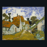 Póster Van Gogh - Calle En Auvers-Sur-Oise<br><div class="desc">Calle en Auvers-Sur-Oise por Vincent Van Gogh. Para más imágenes listas para posters del libro 37 de la serie de arte Zedign "Vincent Van Gogh - Paintings & Drawings Vol 2",  visite https://books.zedign.com/zas/37.html</div>