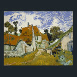 Póster Van Gogh - Calle En Auvers-Sur-Oise<br><div class="desc">Calle en Auvers-Sur-Oise por Vincent Van Gogh. Para más imágenes listas para posters del libro 37 de la serie de arte Zedign "Vincent Van Gogh - Paintings & Drawings Vol 2",  visite https://books.zedign.com/zas/37.html</div>