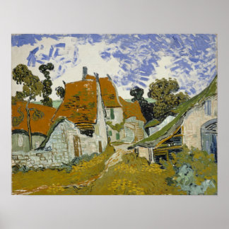 Póster Van Gogh - Calle En Auvers-Sur-Oise