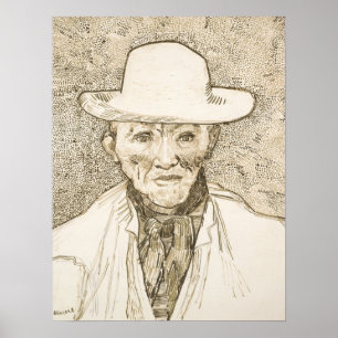 Póster Van Gogh - Campesino de La Camargue