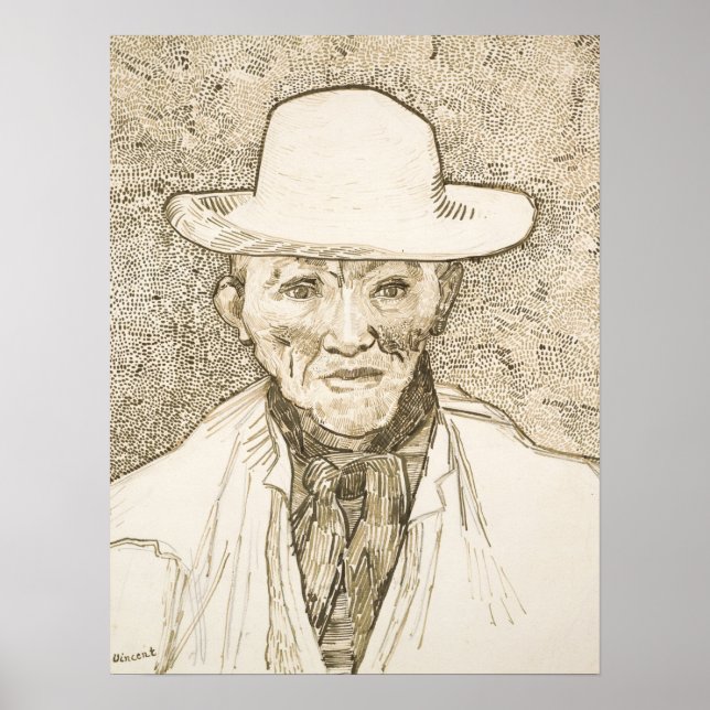 Póster Van Gogh - Campesino de La Camargue (Frente)