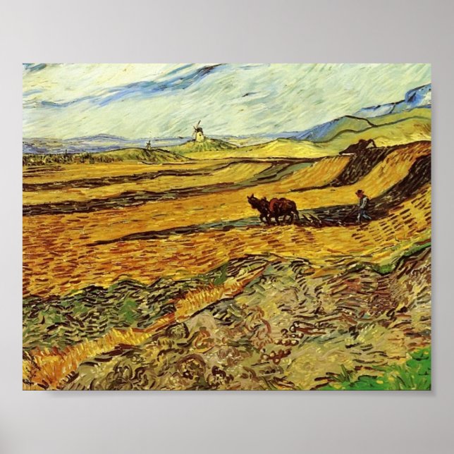 Póster Van Gogh - Campo y Payaso y Millo (Frente)