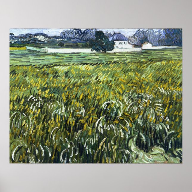 Póster Van Gogh - Casa En Auvers (Frente)