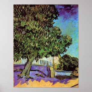 Póster Van Gogh - Chestnut Tree In Blossom