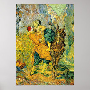 Póster Van Gogh - El buen samaritano