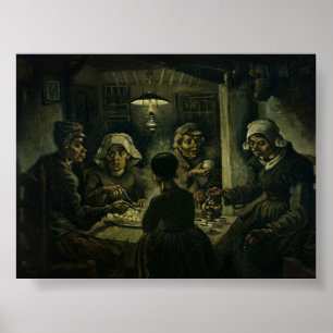 Póster Van Gogh El Comedor de Patatas 