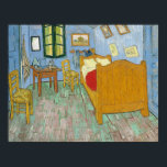 Póster Van Gogh - El dormitorio<br><div class="desc">El dormitorio de Vincent Van Gogh. Para más imágenes listas para posters del libro 36 de la serie de arte Zedign "Vincent Van Gogh - Paintings & Drawings Vol 1", visite https://books.zedign.com/zas/36.html</div>
