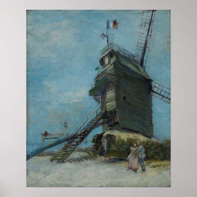 Póster Van Gogh - El Molino De La Galette (Frente)