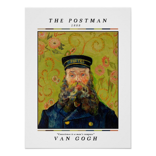 Póster Van Gogh | El Postman (Anverso)