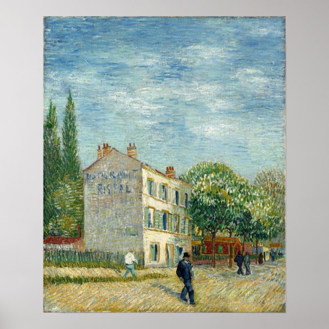 Póster Van Gogh - El Restaurante Rispal En Asnieres (Frente)