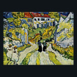 Póster Van Gogh - Escalera en Auvers,<br><div class="desc">Pintura de Vincent Van Gogh,  Escalera en Auvers.</div>