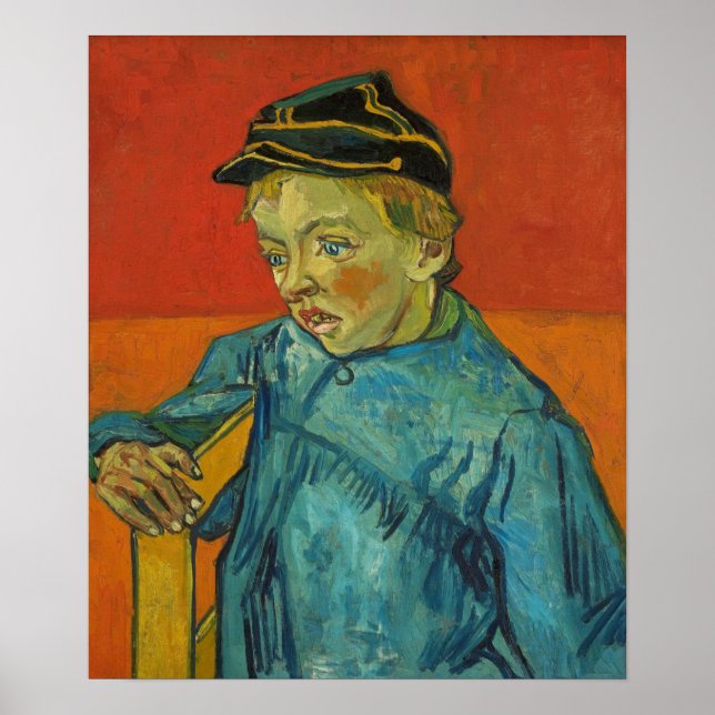 Póster Van Gogh - Escolar (Camille Roulin) 1888 (Frente)