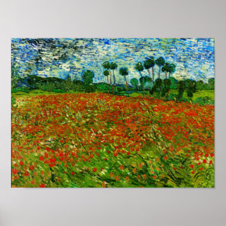 Póster Van Gogh Field con Bella Artes de Coppies (F636)