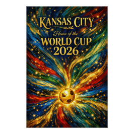 Póster Van Gogh Fluid Art Print Kansas City World Cup 