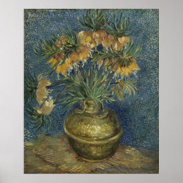 Póster Van Gogh - Fritillarias Imperiales en un Jarrón de