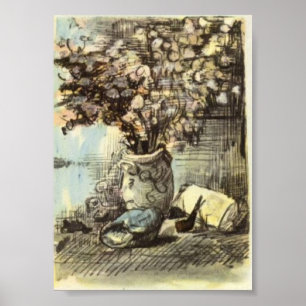 Póster Van Gogh - honradez en un florero