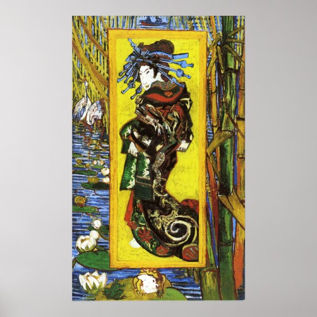 Póster Van Gogh Japonaiserie Oiran Poster (Frente)