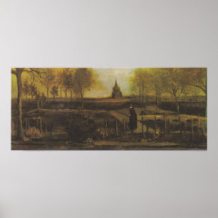Póster Van Gogh - Jardín de recreo en Nuenen