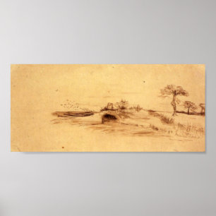 Póster Van Gogh - La Cueva de Machpelah