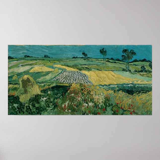 Póster Van Gogh - La Llanura De Auvers (Frente)