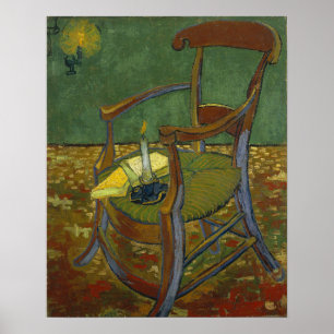 Póster Van Gogh - La silla de Gauguin