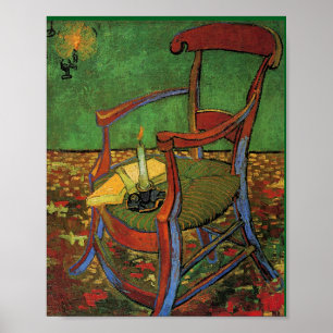 Póster Van Gogh - La silla de Paul Gauguin,