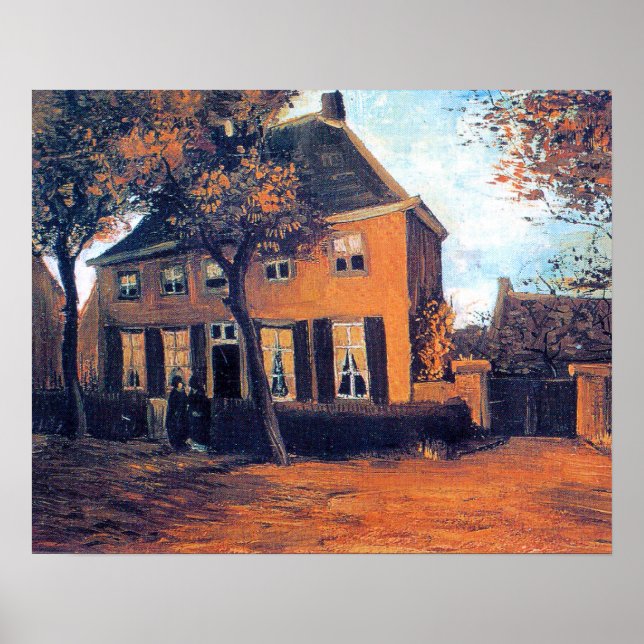 Póster Van Gogh - La vicaría en Nuenen (Frente)