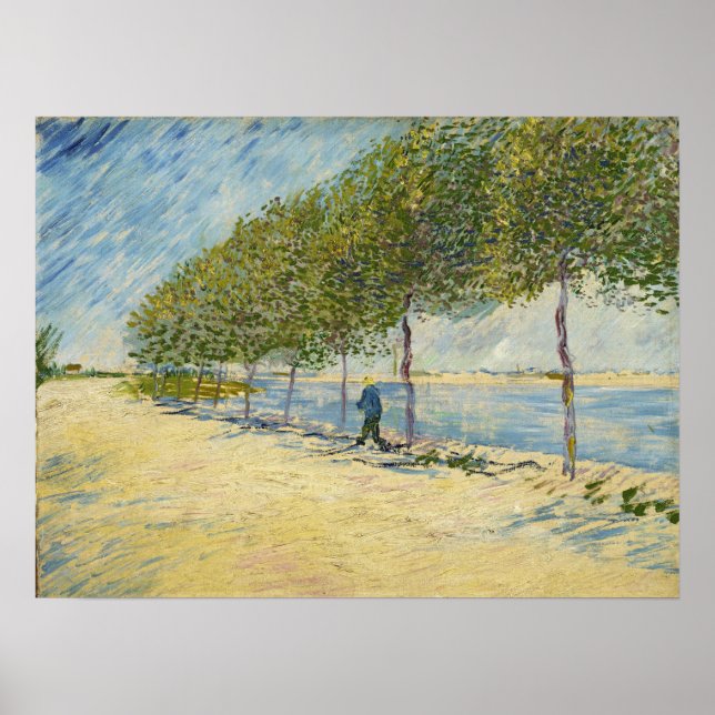 Póster Van Gogh - Langs De Seine (Frente)