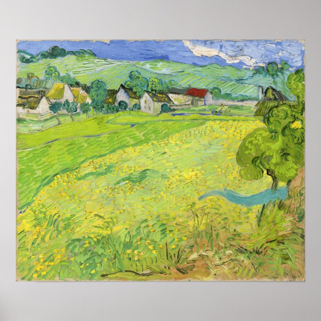 Póster Van Gogh - Les Vessenots In Auvers (Frente)