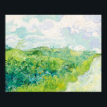 Póster Van Gogh. Los Campos Verdes De Trigo Auvers. Impre<br><div class="desc">Van Gogh poster de "Campos de Trigo Verde,  Auvers".</div>