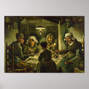 Póster Van Gogh - Los comedores de patatas