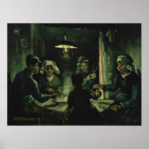 Póster Van Gogh - Los comedores de patatas