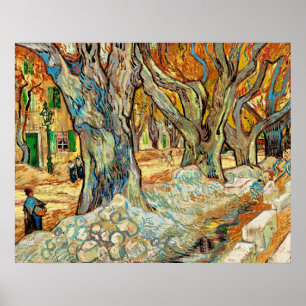 Póster Van Gogh - Los grandes plátanos