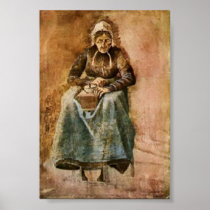 Póster Van Gogh - Mujer preparando café