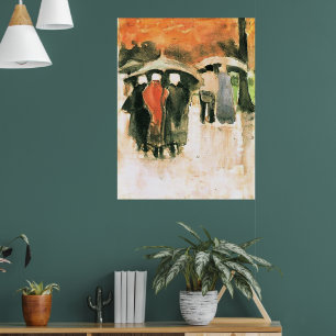Póster Van Gogh - Mujeres de Scheveningen