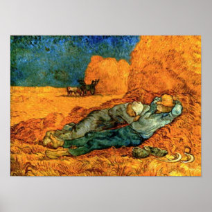 PÓSTER VAN GOGH - NO DESCANSA DEL TRABAJO (DESPUÉS DE MIL