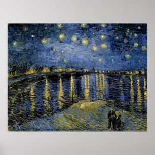 Póster Van Gogh - Noche estrellada