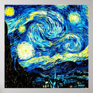 Póster Van Gogh - Noche Starry