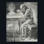 Póster Van Gogh - Oración antes de la comida<br><div class="desc">Esta obra maestra, titulada Oración antes de la comida, la hace el famoso artista Vincent van Gogh usando lápiz, tiza, tinta en papel. Está bajo el estilo Realismo y fue completado por van gogh en 1882. Vincent van Gogh era un pintor holandés post-impresionista cuyo trabajo, notable por su belleza áspera,...</div>