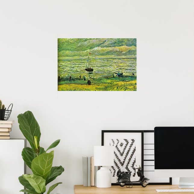 Póster Van Gogh - Orillas de Scheveningen, (Oficina en casa)