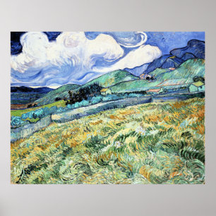 Póster Van Gogh - Paisaje de Saint-Remy,
