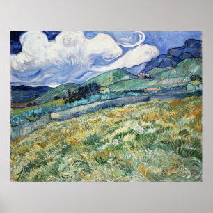 Póster Van Gogh - Paisaje de Saint-Remy