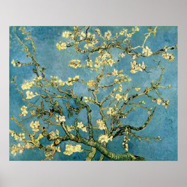 Póster Van Gogh Poster Almond Blossom (Frente)