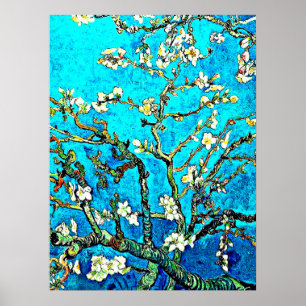 Póster Van Gogh - Poster de flores de almendra
