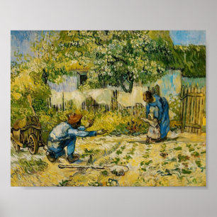 Póster Van Gogh - Primeros pasos (después de Millet)