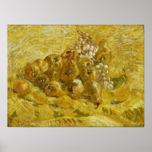 Póster Van Gogh - Quinces, Lemones, Peras Y Uvas